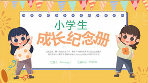 İlkokul mezuniyet büyüme hatıra kitabı ppt şablonu