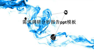 Demand research analysis report ppt template