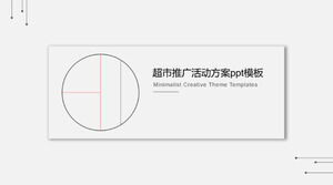 Modelo de ppt de plano de promoção de supermercado