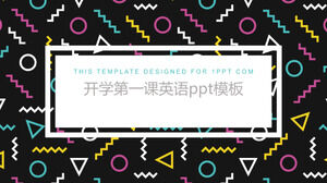 Plantilla ppt de inglés de primera clase