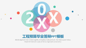 엔지니어링 예산 졸업 방어 ppt 템플릿