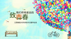 Son mezuniyet sezonu PPT şablonumuza