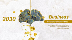 Modelo de ppt de competição de membros do Comitê da Liga da Juventude da Organização