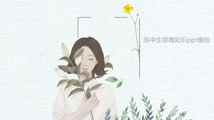 Schüler Anti-Drogen-Wissen ppt-Vorlage