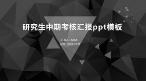 Templat ppt laporan penilaian tengah semester pascasarjana