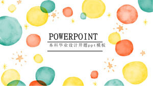 Templat ppt pembukaan proyek kelulusan sarjana