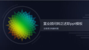 Konsultant ds. Nieruchomości Transformacja Szablon PPT