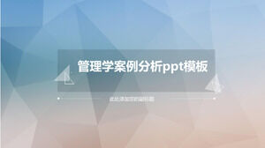 Modelo de ppt de estudo de caso de gerenciamento