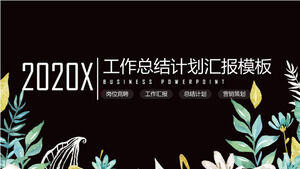 Șablon de raport al planului rezumat de lucru