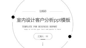 Interior design customer analysis ppt template