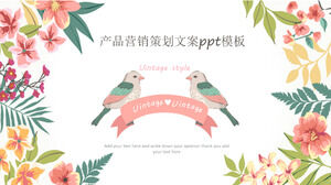 Modello ppt per la copia della pianificazione del marketing del prodotto