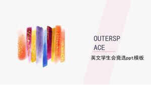 Plantilla ppt de elección de sindicato de estudiantes de inglés