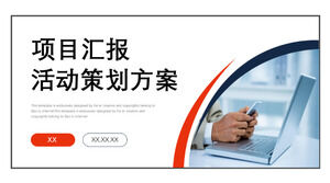 Templat ppt laporan rencana perencanaan kegiatan proyek