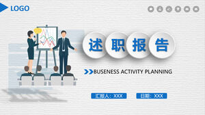 Steady and important debriefing report PPT template