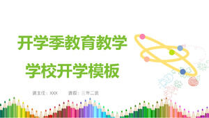 saison d'ouverture de l'école éducation enseignement modèle d'ouverture de l'école