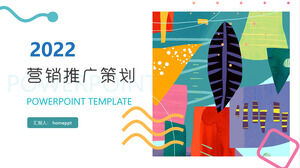 2022 color marketing promotion planning ppt template