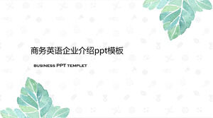 Modello ppt di introduzione commerciale di inglese commerciale