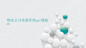 Modèle ppt de gestion de la qualité de la société immobilière