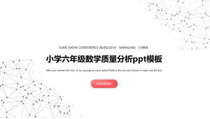 Modello ppt per l'analisi della qualità della matematica di sesta elementare