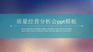 Ppt-Vorlage für Qualitätsmanagementanalyse-Meetings