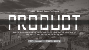 تقديم قالب PPT الخاص بمنتج الشركة