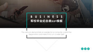 사관학교 졸업 기념 도서 PPT 템플릿