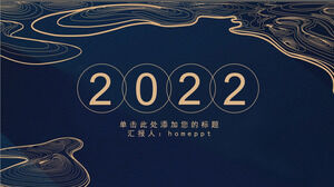 ppt-Vorlage im minimalistischen Stil