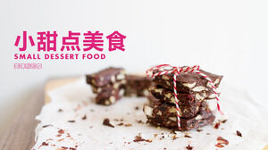 Modèle PPT de délicieux desserts au thé de l'après-midi pour la nourriture et les boissons