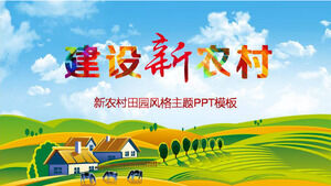 Modèle ppt d'agriculture de style pastoral