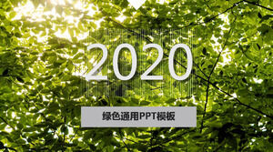 Modèle ppt simple vert d'entreprise