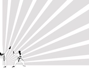Plantilla Karate Power Point