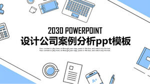 Entwerfen Sie eine ppt-Vorlage für die Fallstudie eines Unternehmens