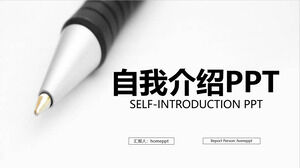 Șablon PPT simplu de auto-introducere pentru planificarea carierei CV personal