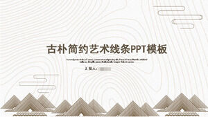 Universelle ppt-Vorlage für Strichzeichnungen