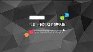 Movie project planning book ppt template