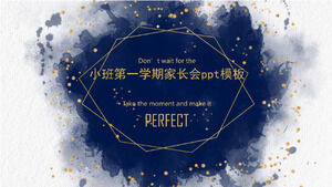 Küçük sınıf birinci dönem veli toplantısı ppt şablonu