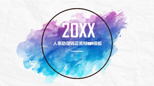 Personel asistanı normalleştirme savunması ppt şablonu