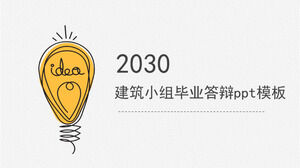 Modelo de ppt de defesa de graduação de grupo arquitetônico
