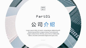 Modello ppt di branding aziendale