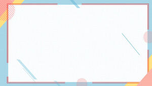 Fondo PPT del bordo di colore di modo