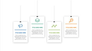 剪輯標籤文本框PPT素材