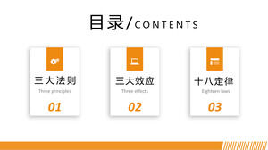 Efekt karty zawieszenia Materiał katalogowy PPT