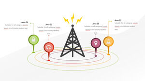 Colorful flat diffusion relationship ppt chart (18 photos)