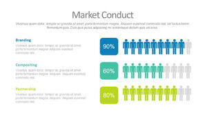 颜色人口小人百分比描述PPT模板