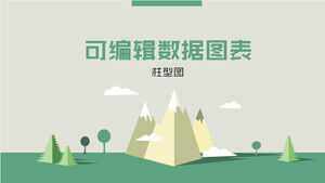 مجموعة مخططات أعمدة PPT قابلة للتحرير مكونة من 15 صفحة