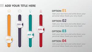 แผนภูมิ PPT สามมิติที่สร้างสรรค์สวยงาม 6 หน้าสี