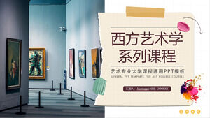 General ppt template for western art major university courses