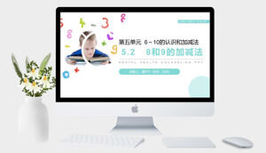 « Addition et soustraction de 8 et 9 » Édition pédagogique Mathématiques du primaire Grade 1 Volume 1 PPT didacticiels