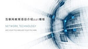 جو بسيط أزياء الإنترنت مشروع التعليم مقدمة قالب باور بوينت