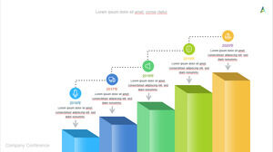 Colorful Process Visualization Chart Set